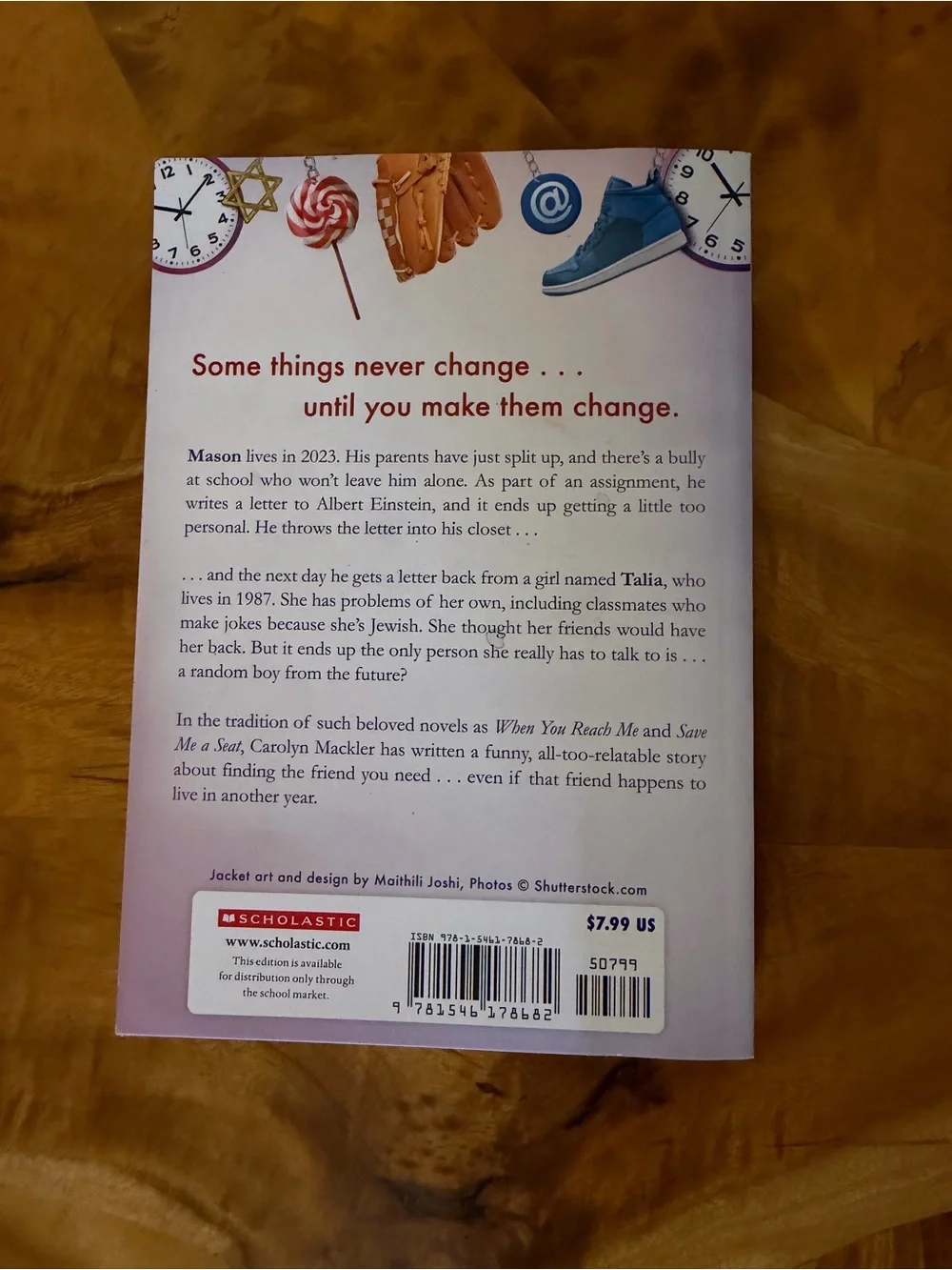Scholastic paperback copy
